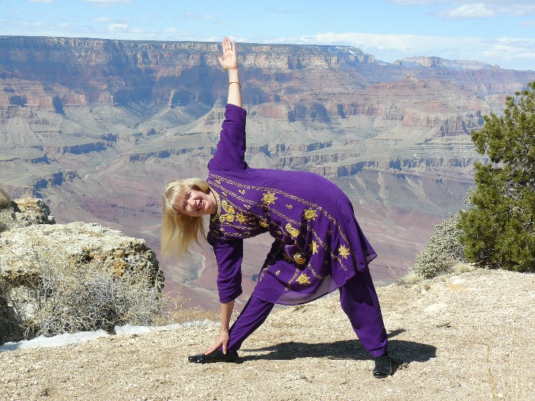 Yoga at the Grand Canyon